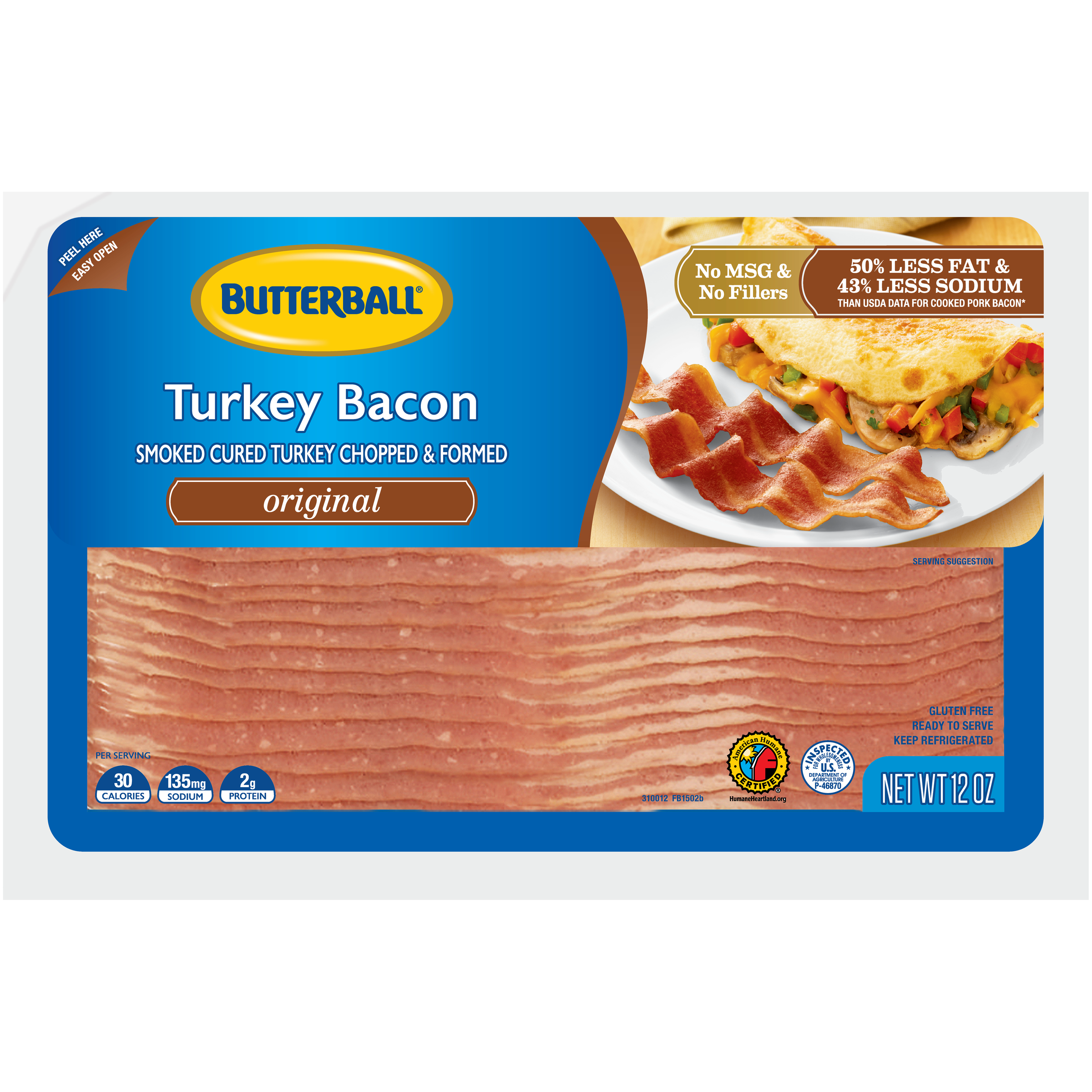 Turkey Bacon Skillet Breakfast