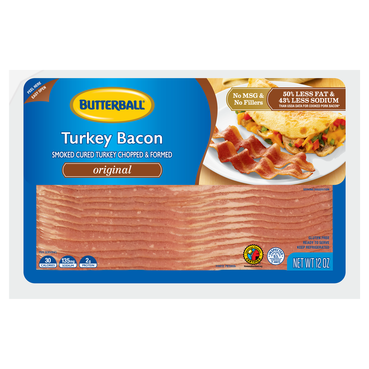 Turkey Bacon Butterball 8733