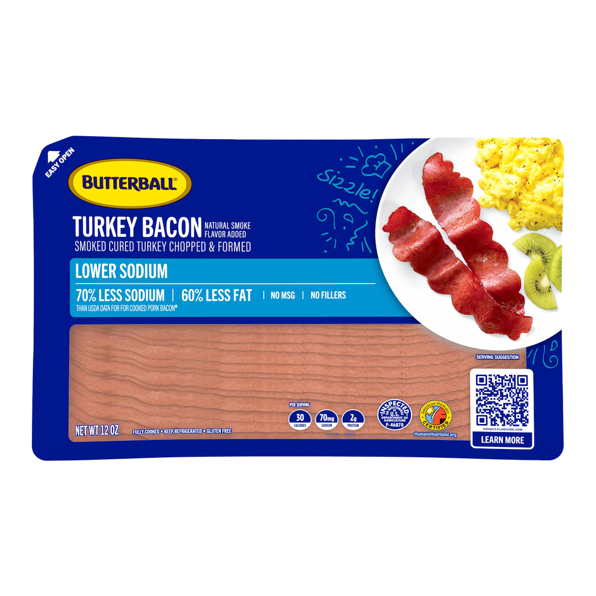Lower Sodium Turkey Bacon