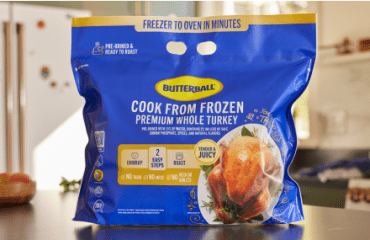 Image of a Butterball Cook from Frozen Premium Turkey, in packaging.