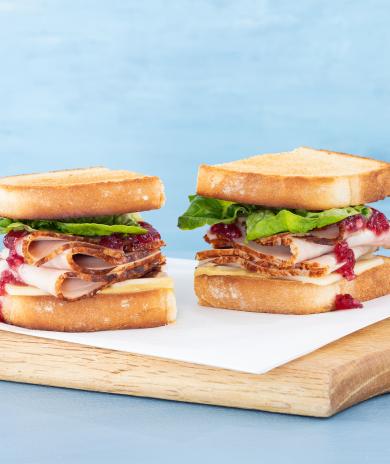 Butterball Cranberry Cheddar Thanksgiving Turkey Sandwich